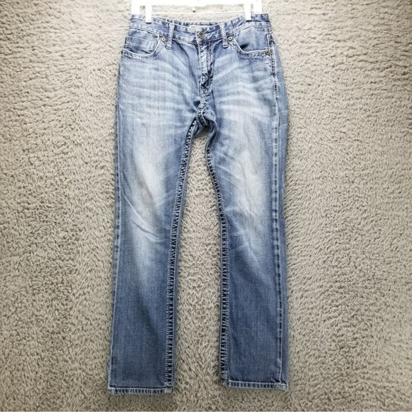 Buckle BKE Jeans Mens 30x31 Carter Straight Leg Stretch Faded Low Rise - Picture 1 of 13